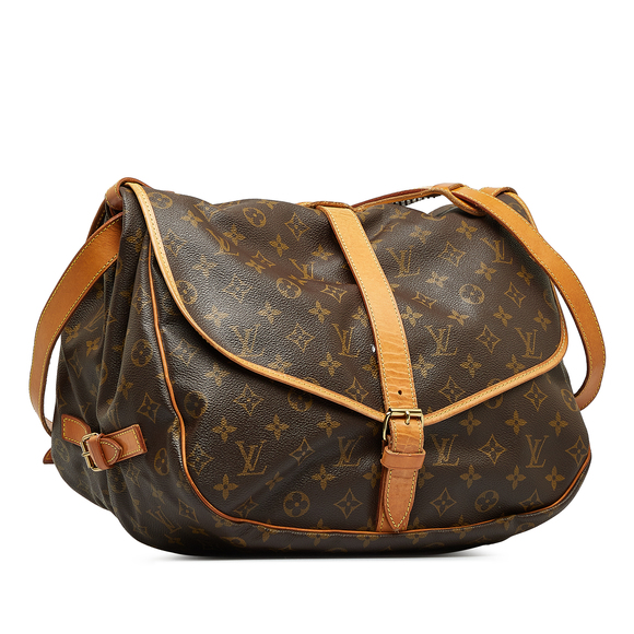 LOUIS VUITTON Monogram Saumur 35 Crossbody Bag - Picture 2 of 13